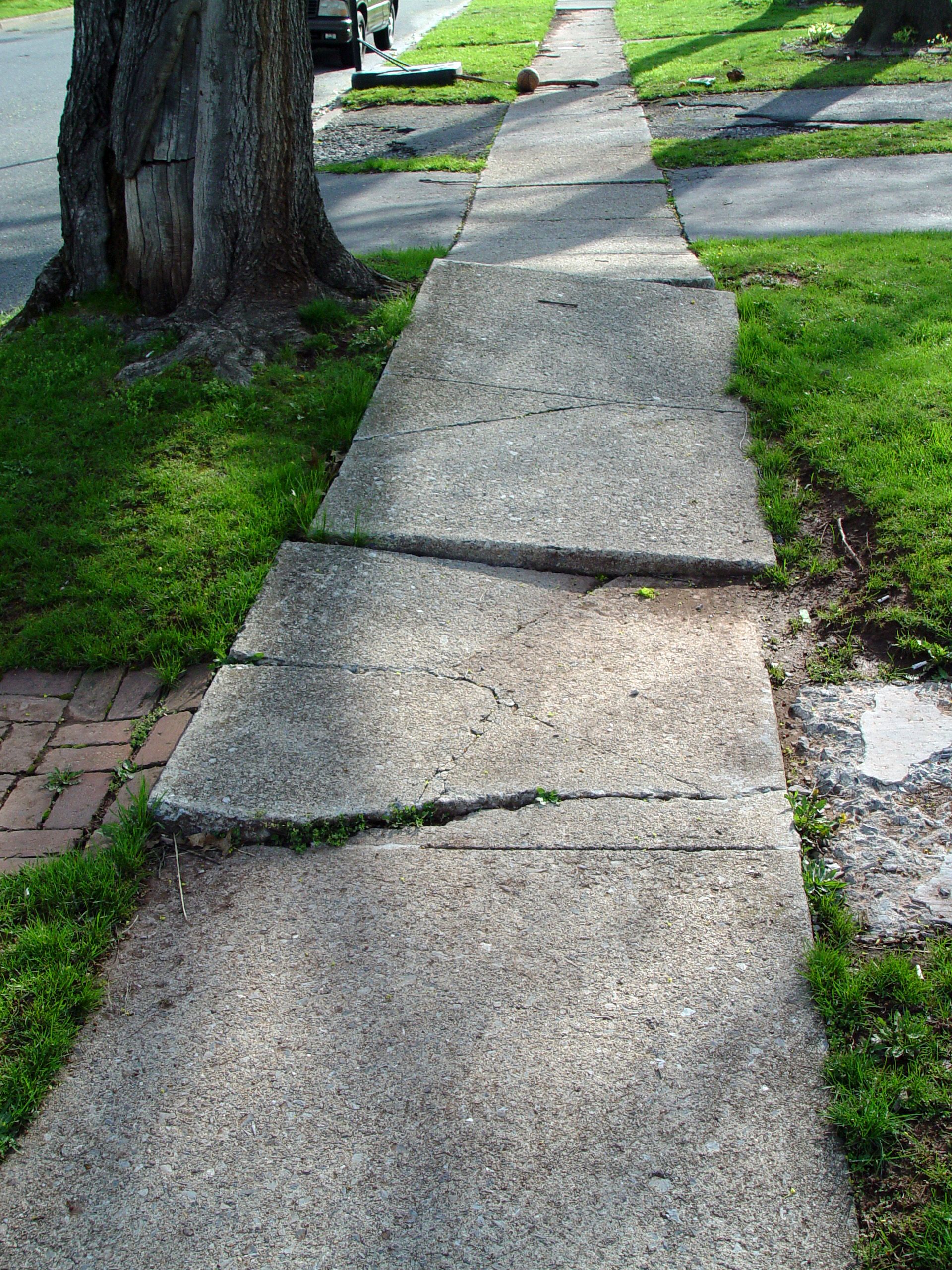 Crazy sidewalk
